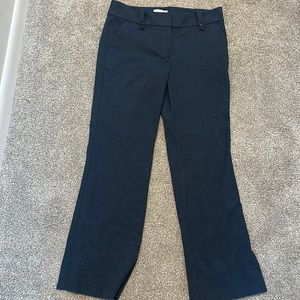 Loft Blue Tweed Original Dress Trouser - Size 2P